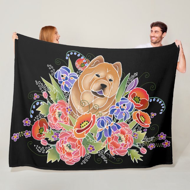 SMOTH GARDEN PFAD - Fleece Blankon 3 Größen (Beispiel)