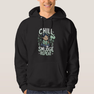 Smudge Sage Feather Spirituelle Hexerei Meditation Hoodie