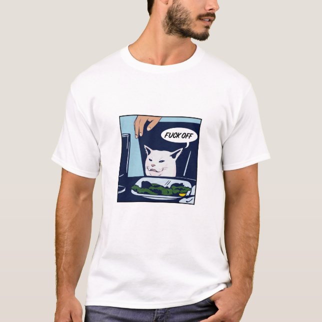 Smudge the cat meme funny t-shirt (Vorderseite)