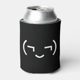 Smug Emoticon (EUR ‿) Japanischer Kaomoji Dosenkühler