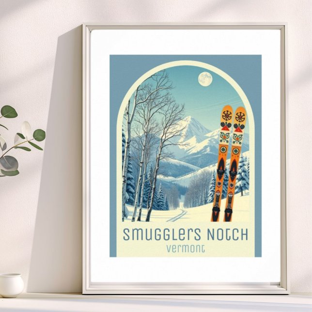 Smugglers Notch Vermont Skigebiet  Poster (Von Creator hochgeladen)