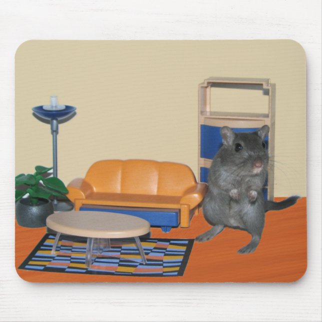 Smurf der Gerbil Mousepad (Vorne)