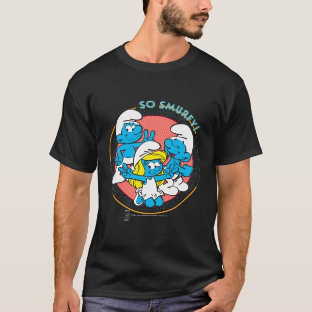 Smurfette Jokey so Smurfey T-Shirt (Vorderseite)