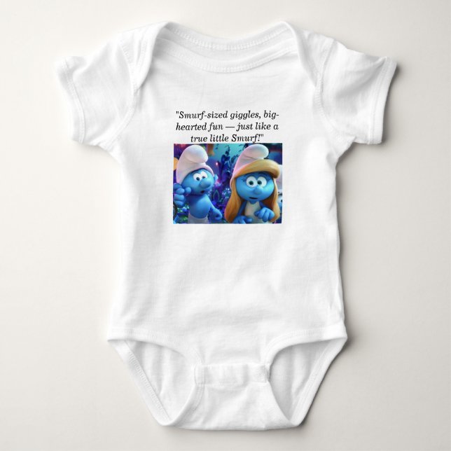 Smurfs Baby Strampler (Vorderseite)