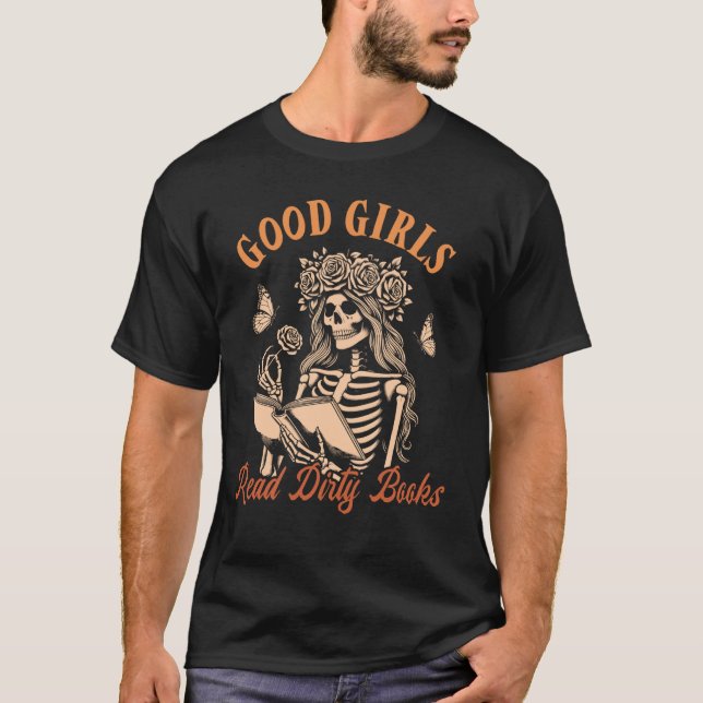 Smut Reader scharfe Romantik Gut ein Mädchen lesen T-Shirt (Vorderseite)