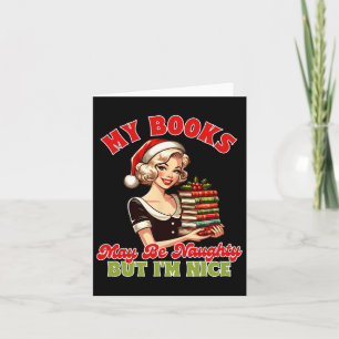 Smut Reader Weihnachten Meine Bücher sind vielleic Karte
