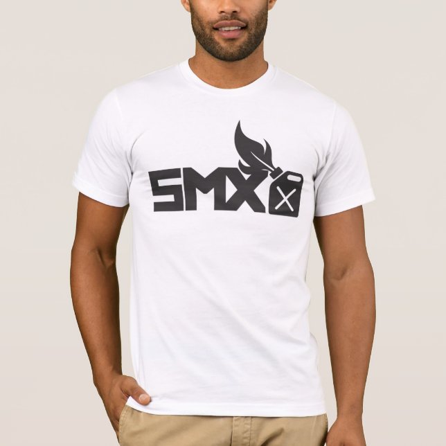 SMX Logo-Weiß T-Shirt (Vorderseite)