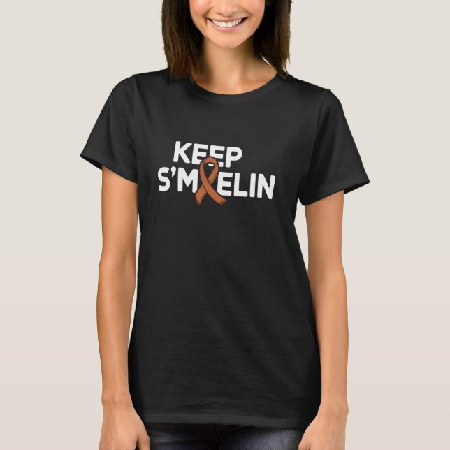 Smyelin MS Warrior Multiple Sklerose Awarene behal T-Shirt (Vorderseite)