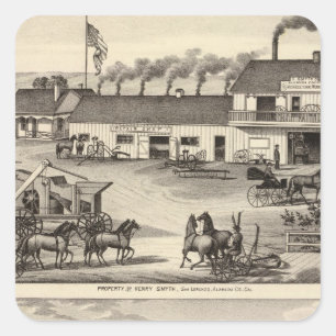 Smyth, Adams-Eigenschaften Quadratischer Aufkleber