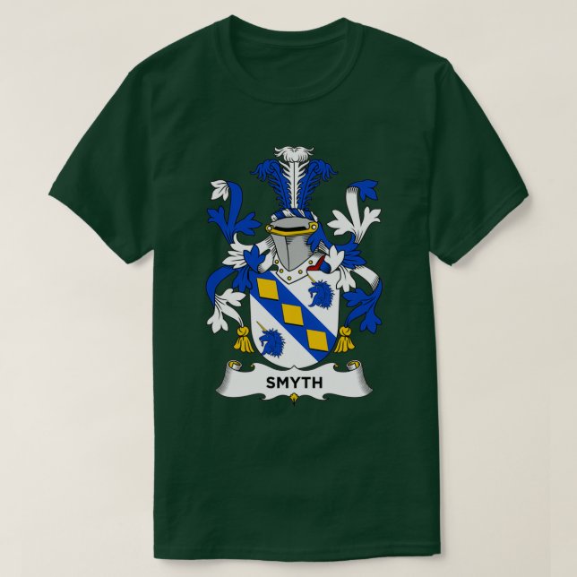 Smyth Coat of Arms Familienwappen T-Shirt (Design vorne)