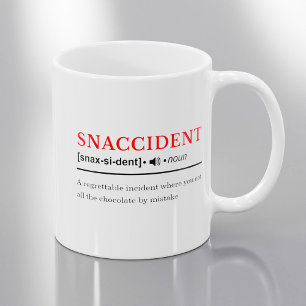 Snaccident - Anpassbare Wörterbuchdefinition Kaffeetasse