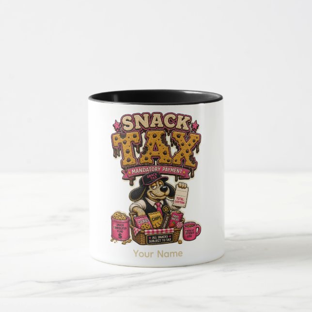 Snack-Attack Hungrig-Modus Persönlich Lustig Tasse (Zentrum)