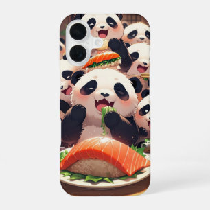 Snack Attack Panda iPhone 16 Hülle