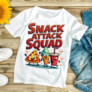 Snack Attack Squad – Lustiger Snack-Themen T-Shirt