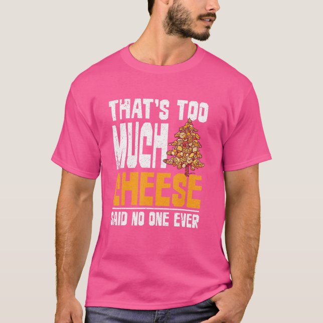 Snack Cheddar Käse Feinschmecker Käse T-Shirt (Vorderseite)