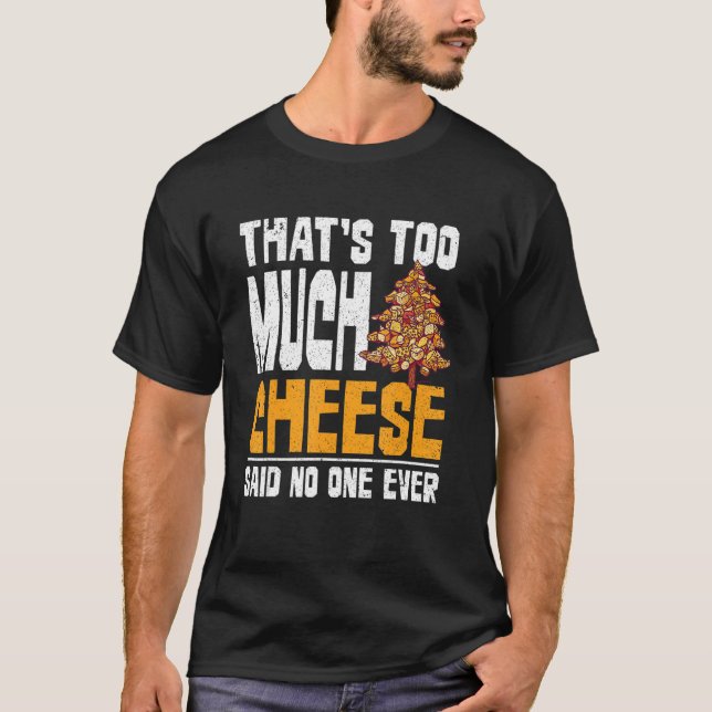 Snack Cheddar Käse Feinschmecker Käse T-Shirt (Vorderseite)