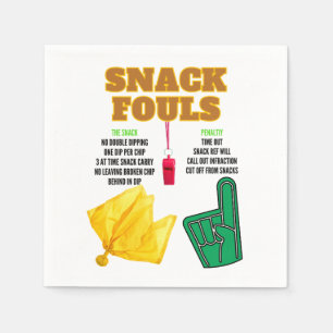 Snack Fouls für Party Goers Serviette