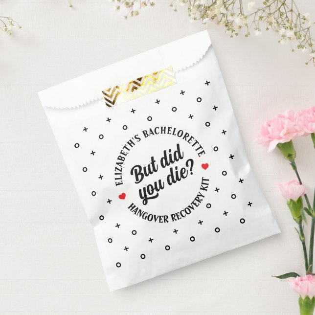 Snack Mitternacht Elegante Wedding Favor Bag Geschenktütchen (Versiegelt)