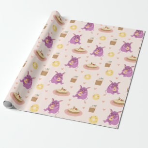 Snack Monsters Wrapper Geschenkpapier
