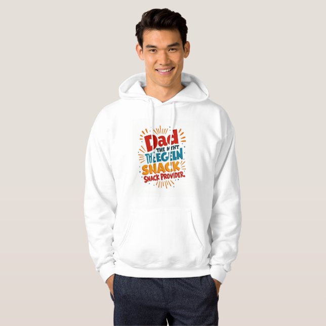 Snack Provider Vater Hoodie - Funny Vatertag (Vorne ganz)