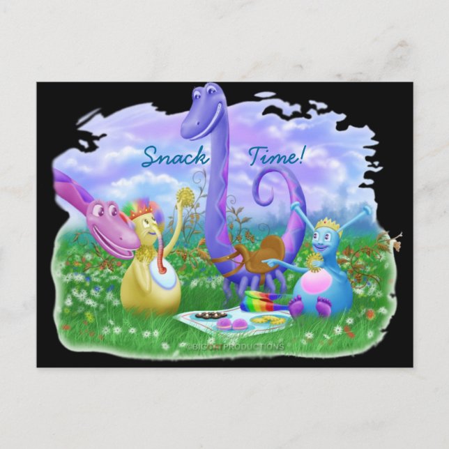 Snack Time! Postkarte (Vorderseite)