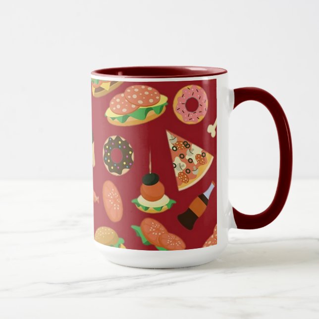 Snack Time Red Coffee Tasse (Rechts)