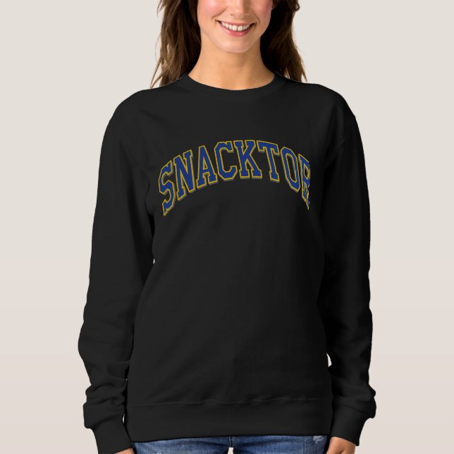 Snacker Arted Funny Dictionary Wordplay Sweatshirt (Vorderseite)