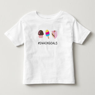 #SNACKGOALS Cupcake Popsice Cake Slice Kleinkind T-shirt