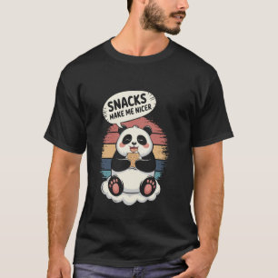 Snacks machen mich netter, Hungriger Panda Meme Lu T-Shirt