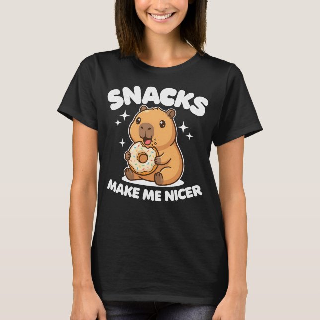 Snacks machen mich netter T-Shirt (Vorderseite)