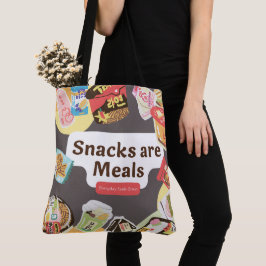 Snacks sind Mahlzeiten Tote Bag - Funny Daily Shop