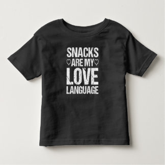 Snacks sind meine Liebe, Snacks Liebhaber Kleinkind T-shirt