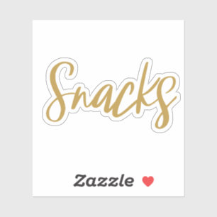 Snacks Storage Sticker