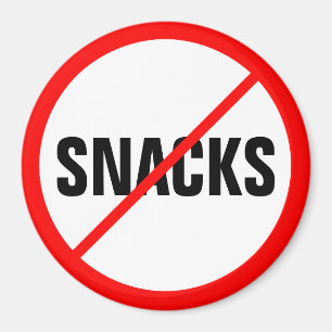 Snacks verboten! magnet