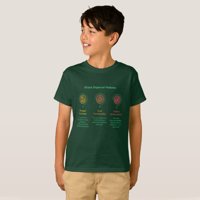 Snackspender & Bauchmassageexperte Lustiger Hundeb T-Shirt (Vorne ganz)