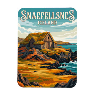 Snaefellsnes-Halbinsel Island Magnet