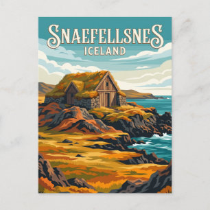 Snæfellsnes-Halbinsel Island Postkarte