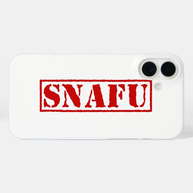 SNAFU Case-Mate iPhone HÜLLE (Rückseite (Horizontal))