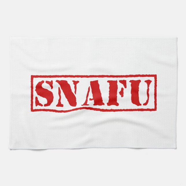 SNAFU GESCHIRRTUCH (Horizontal)