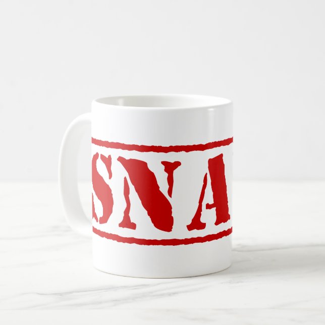 SNAFU KAFFEETASSE (Vorderseite Links)