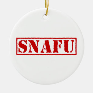 SNAFU KERAMIK ORNAMENT