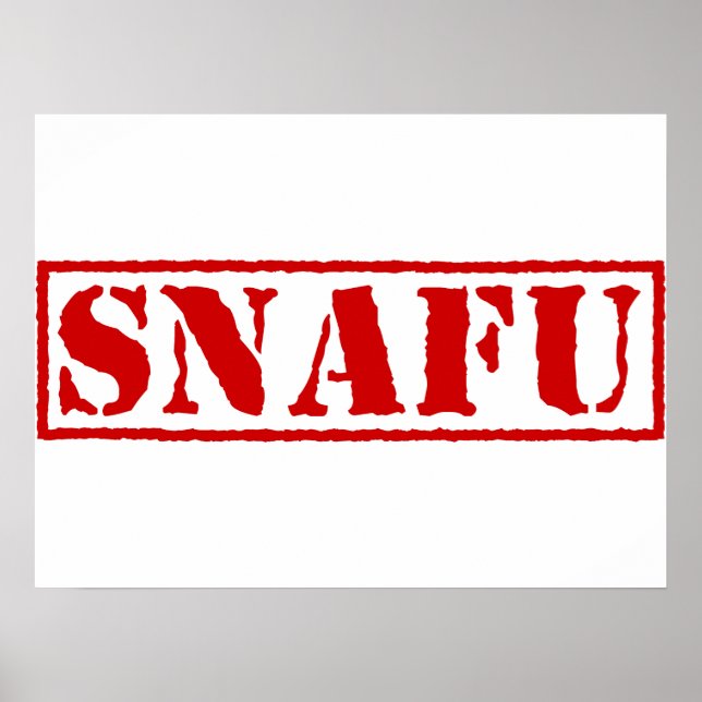 SNAFU POSTER (Vorne)