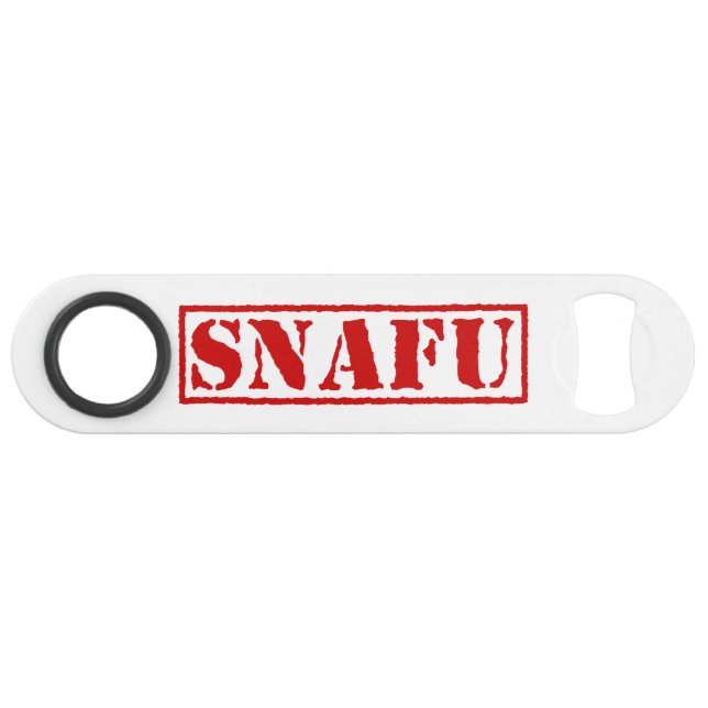SNAFU SPEED FLASCHENÖFFNER (Vorderseite (Horizontal))