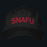 SNAFU-StickHat Bestickte Kappe<br><div class="desc">bestickter Hut</div>