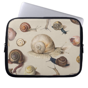 Snail Garden Haustier Gastropod Seven Lug Botanisc Laptopschutzhülle