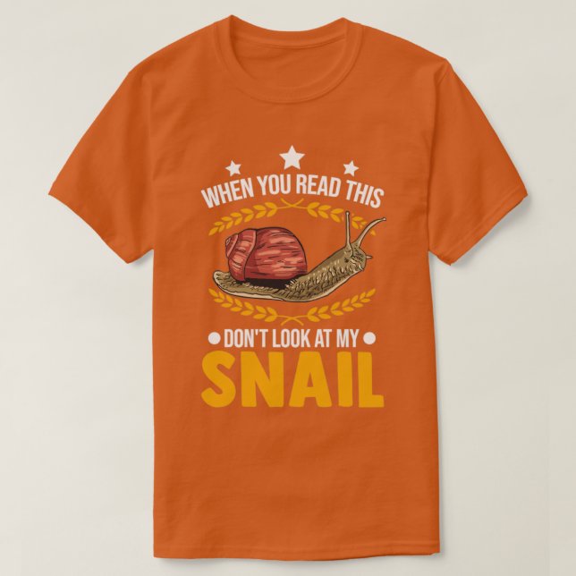 Snail Gift essbar T-Shirt (Design vorne)