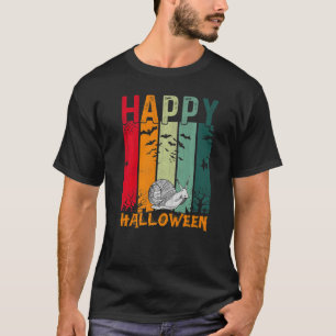 Snail Girls Boys Retro Stil Halloween Abendessen P T-Shirt