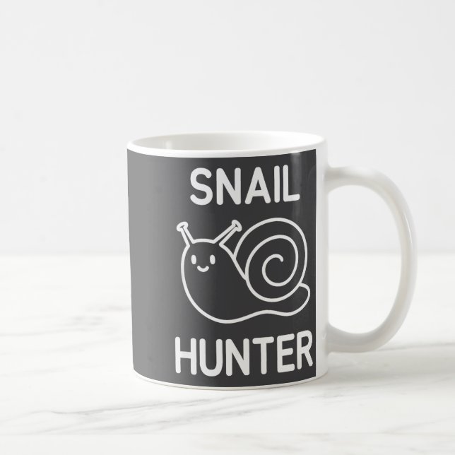 Snail Hunter, Funny, Jokes, Sarcastic  Kaffeetasse (Rechts)