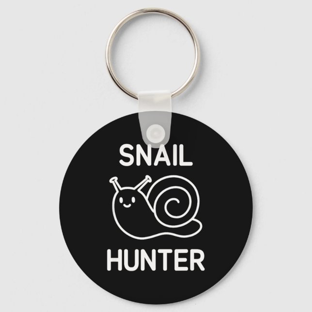 Snail Hunter, Funny, Jokes, Sarcastic  Schlüsselanhänger (Vorderseite)