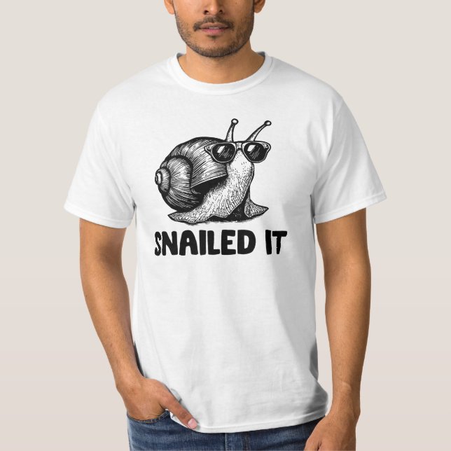 Snail It Funny Snail T-Shirt (Vorderseite)